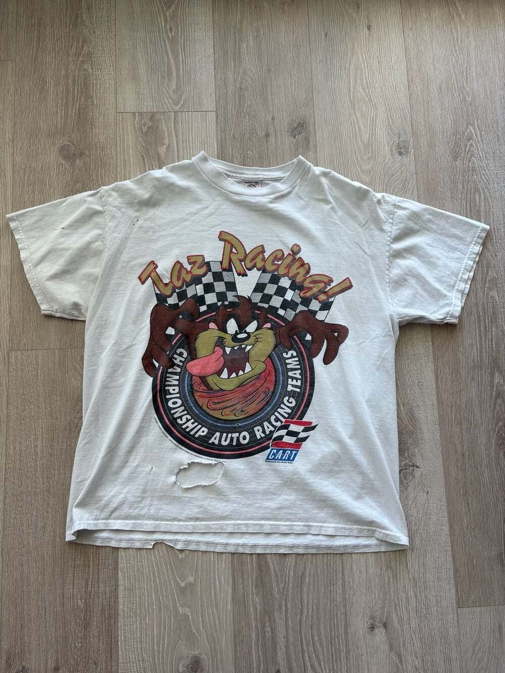 Vintage 1999 Taz Racing Championship Auto Racing Teams (CART) T-Shirt XL